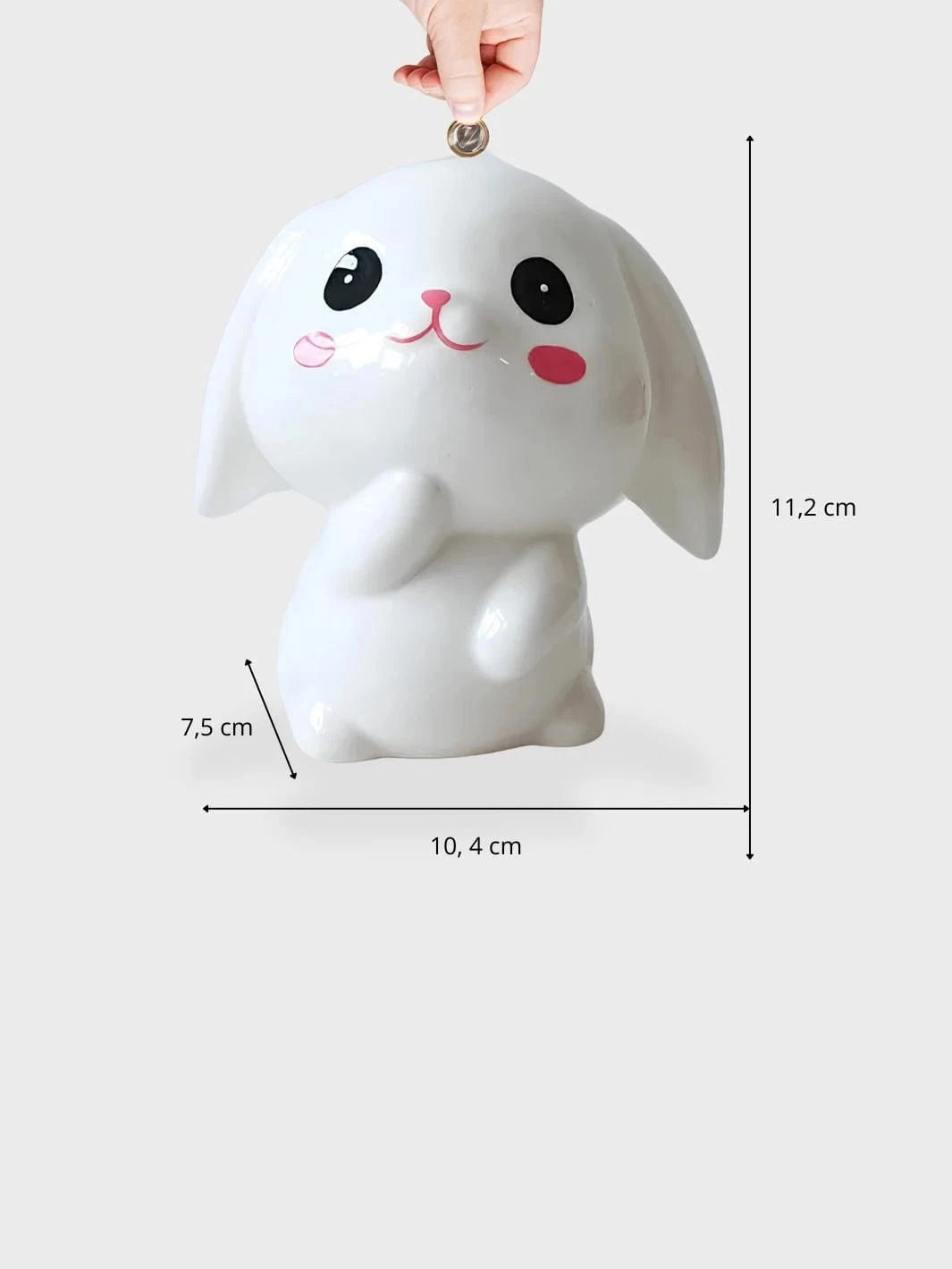 Tirelire Lapin blanc