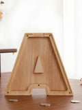 Tirelire lettre en bois A