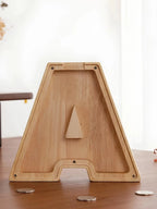 Tirelire lettre en bois A
