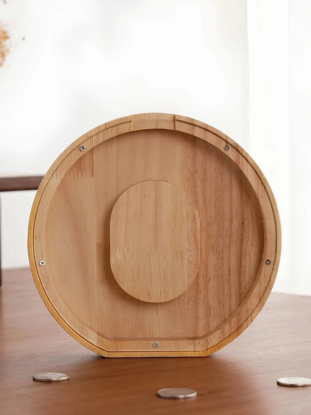 Tirelire lettre en bois O