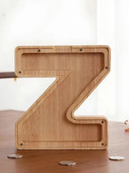 Tirelire lettre en bois Z