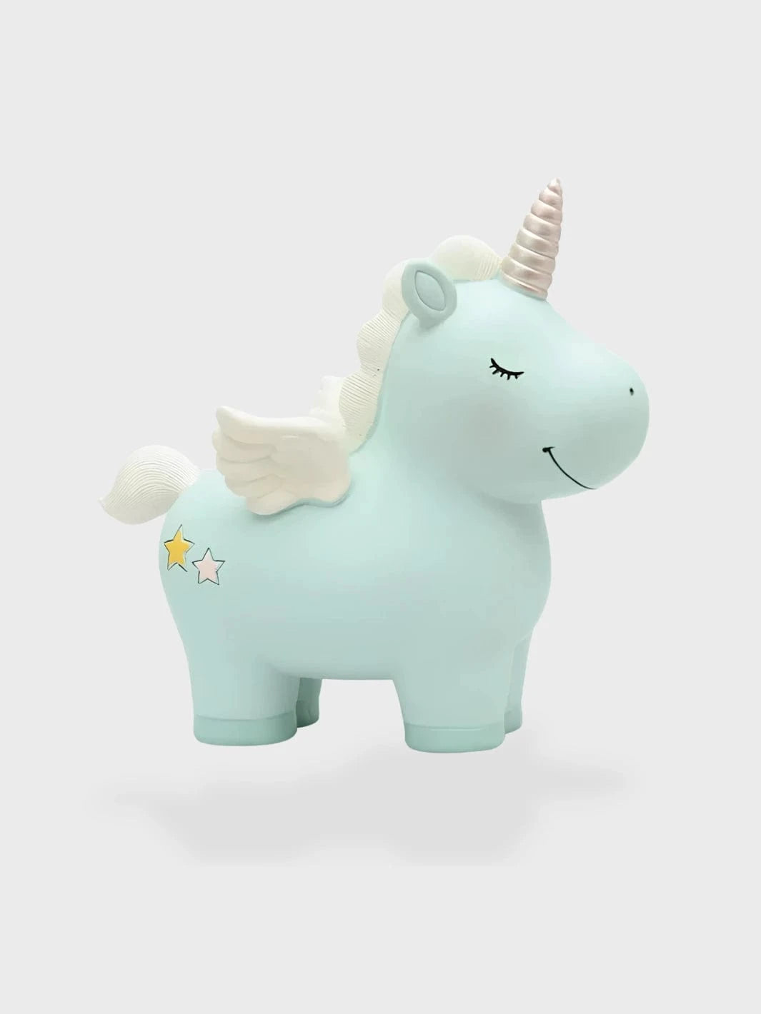 Tirelire licorne enfant Bleu