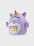 Tirelire Licorne Happy day Violet