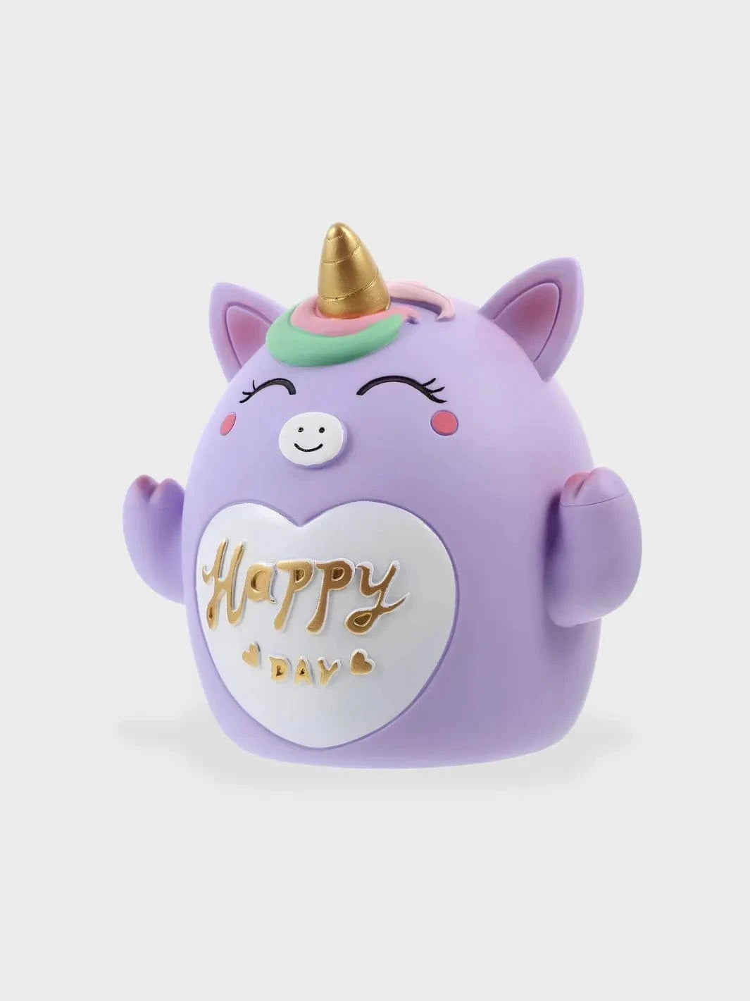 Tirelire Licorne Happy day Violet
