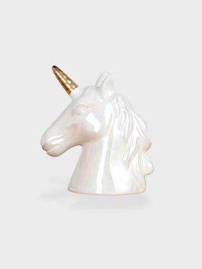 Tirelire licorne magique Blanc