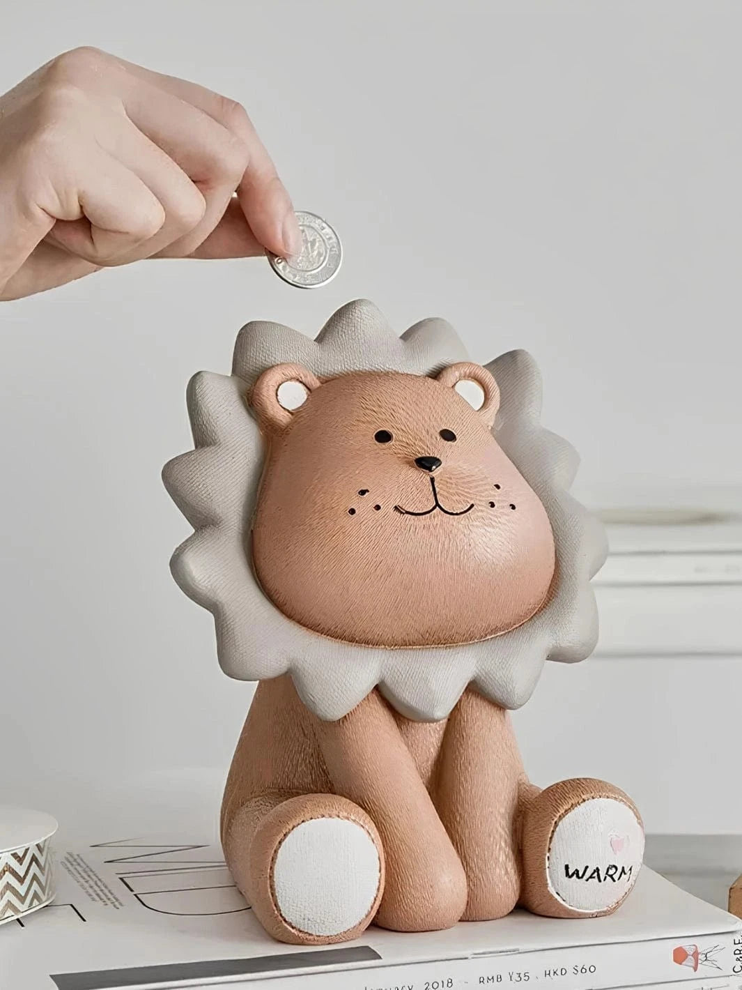 Tirelire Lion