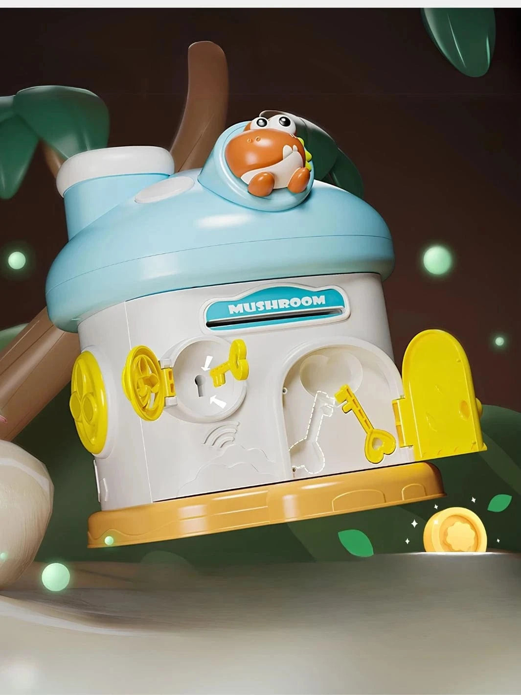 Tirelire maison champignon