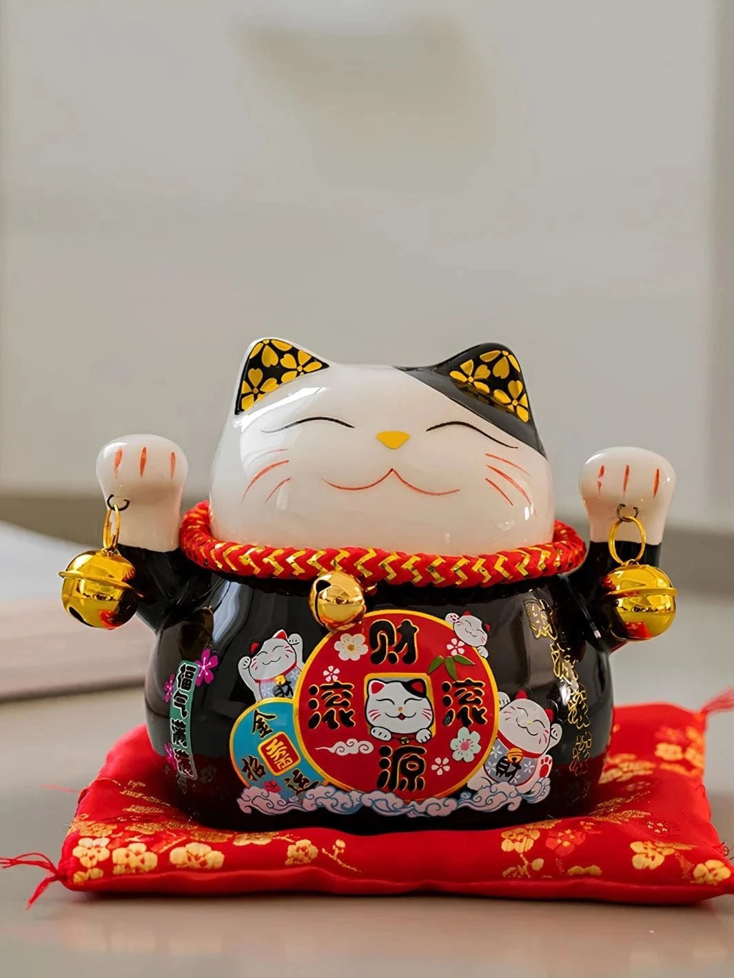 Tirelire Maneki Neko Noir