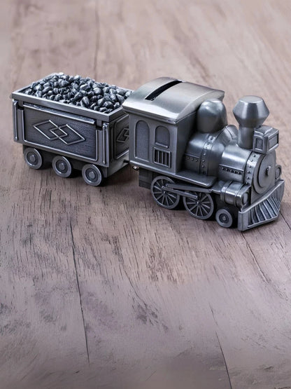 Tirelire métal argenté