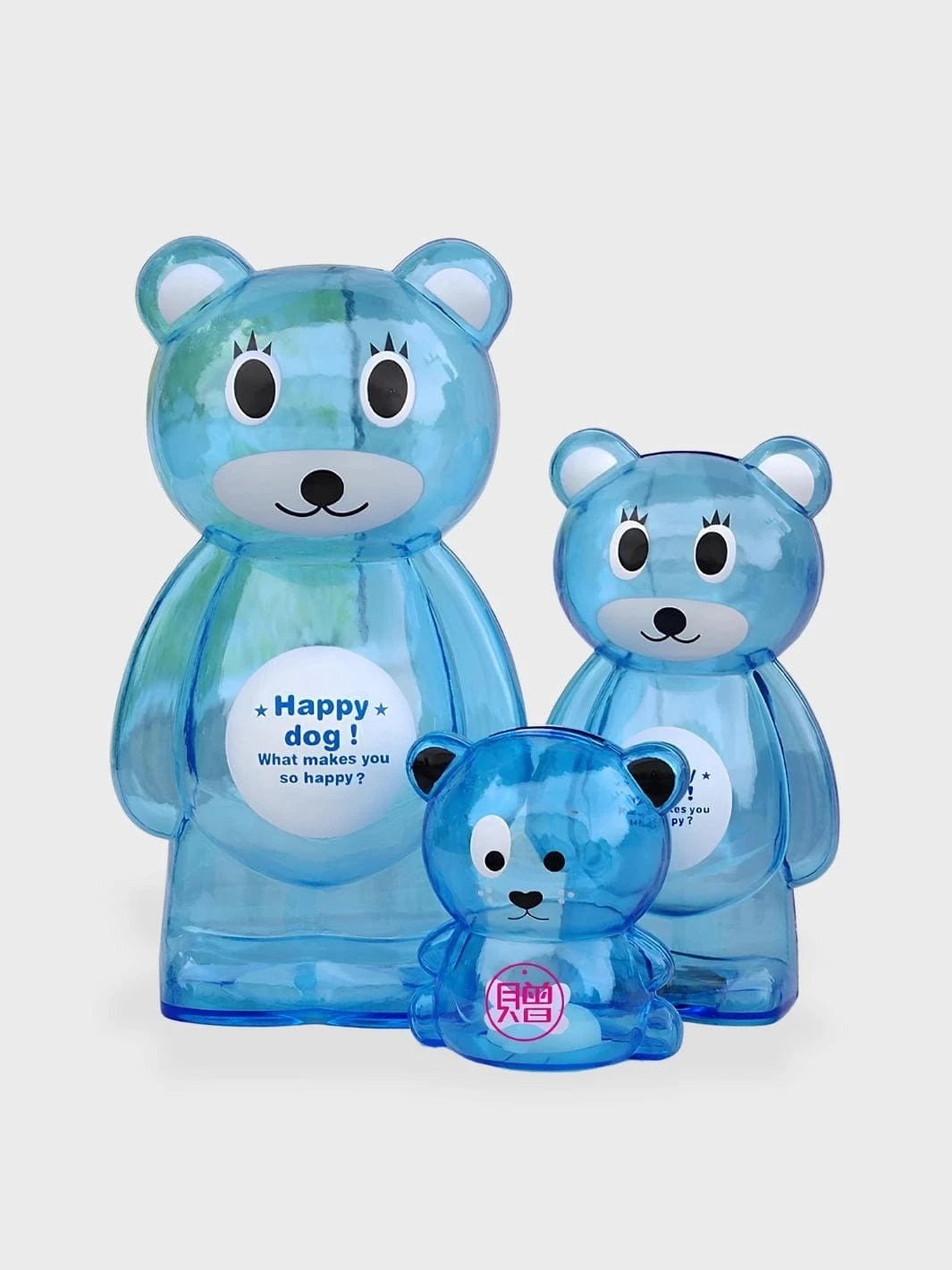 Tirelire Ours Bleu Famille