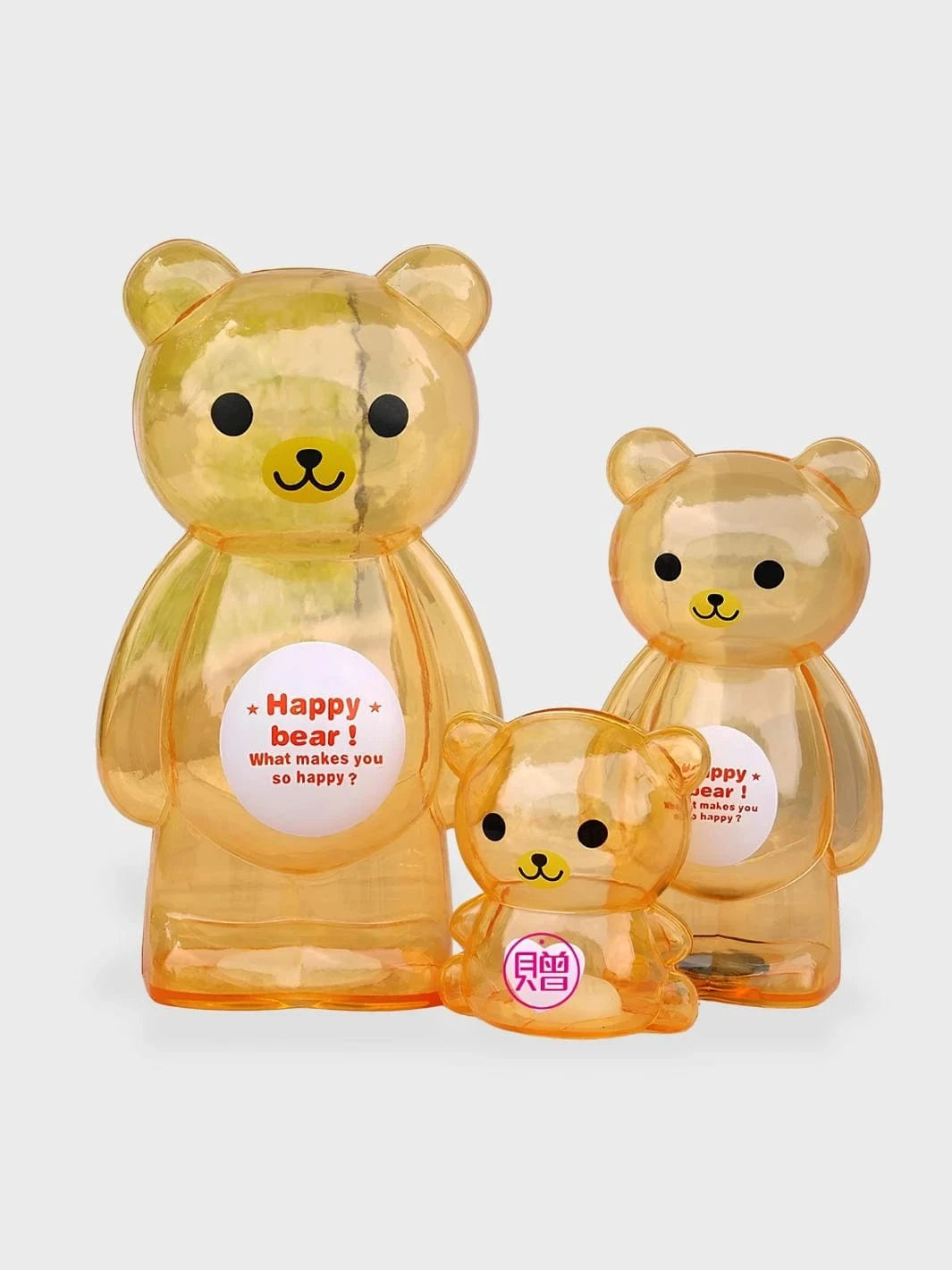 Tirelire Ours jaune Famille