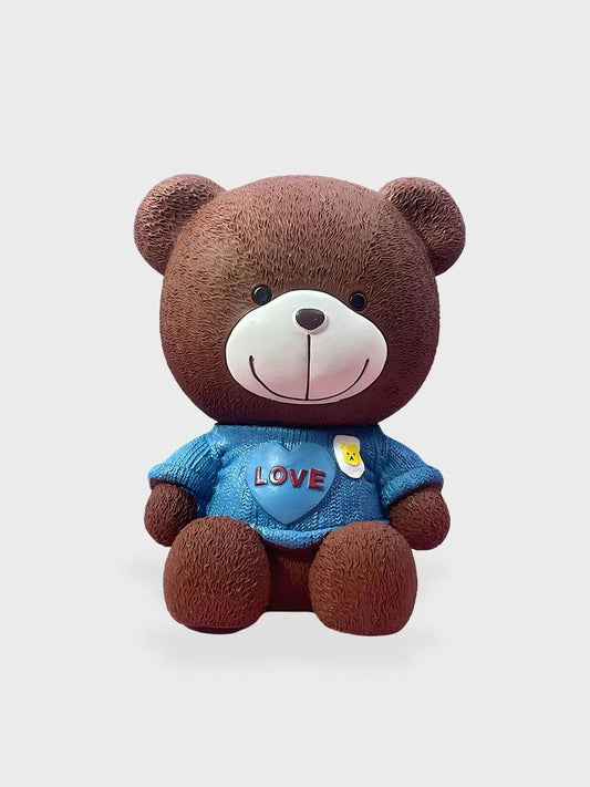 Tirelire Ours mignon Bleu