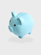 Tirelire petit cochon Bleu