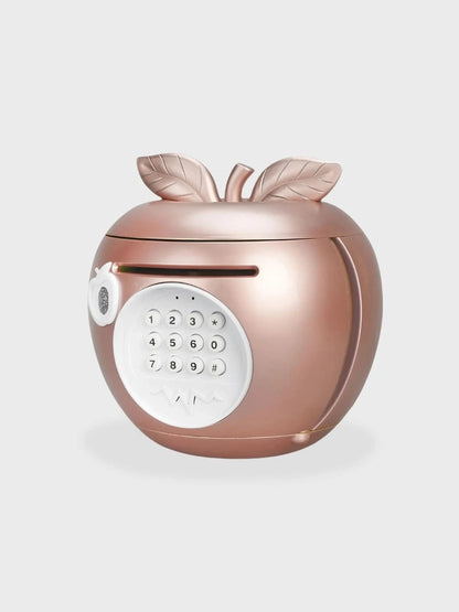 Tirelire Pomme Or rose