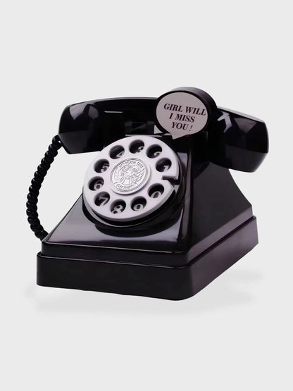 Tirelire téléphone Noir