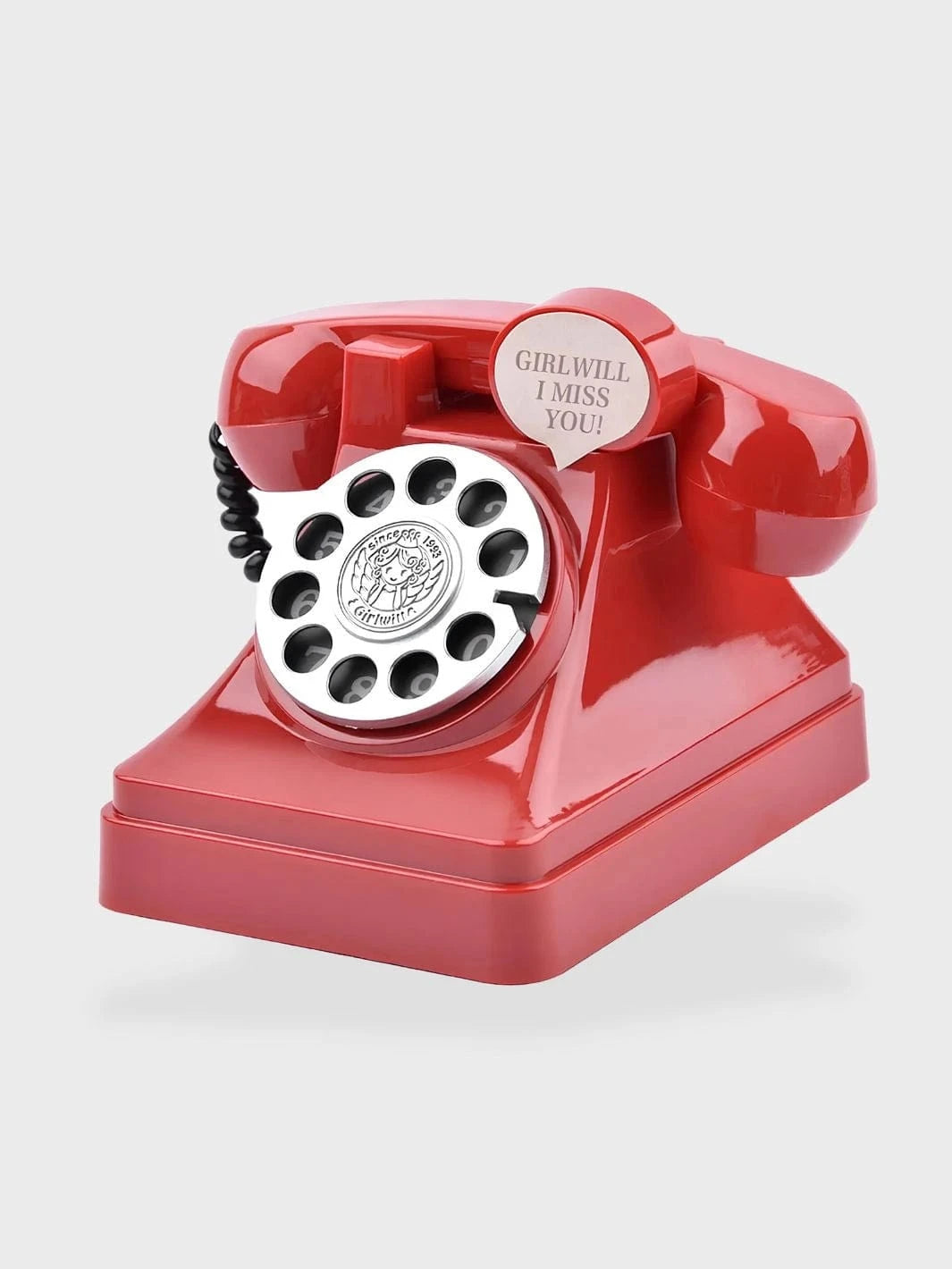 Tirelire téléphone Rouge