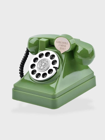 Tirelire téléphone Vert