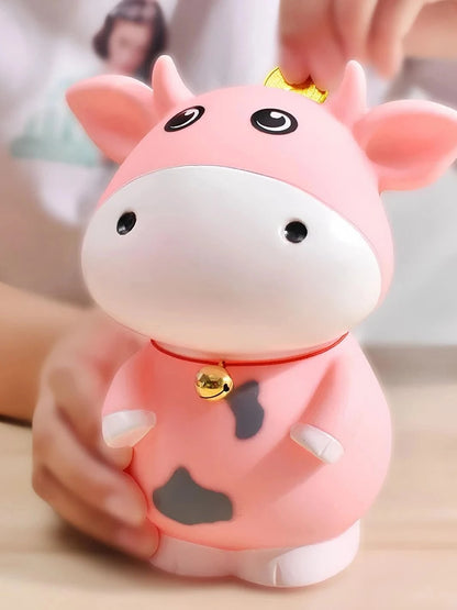 Tirelire vache multicolore