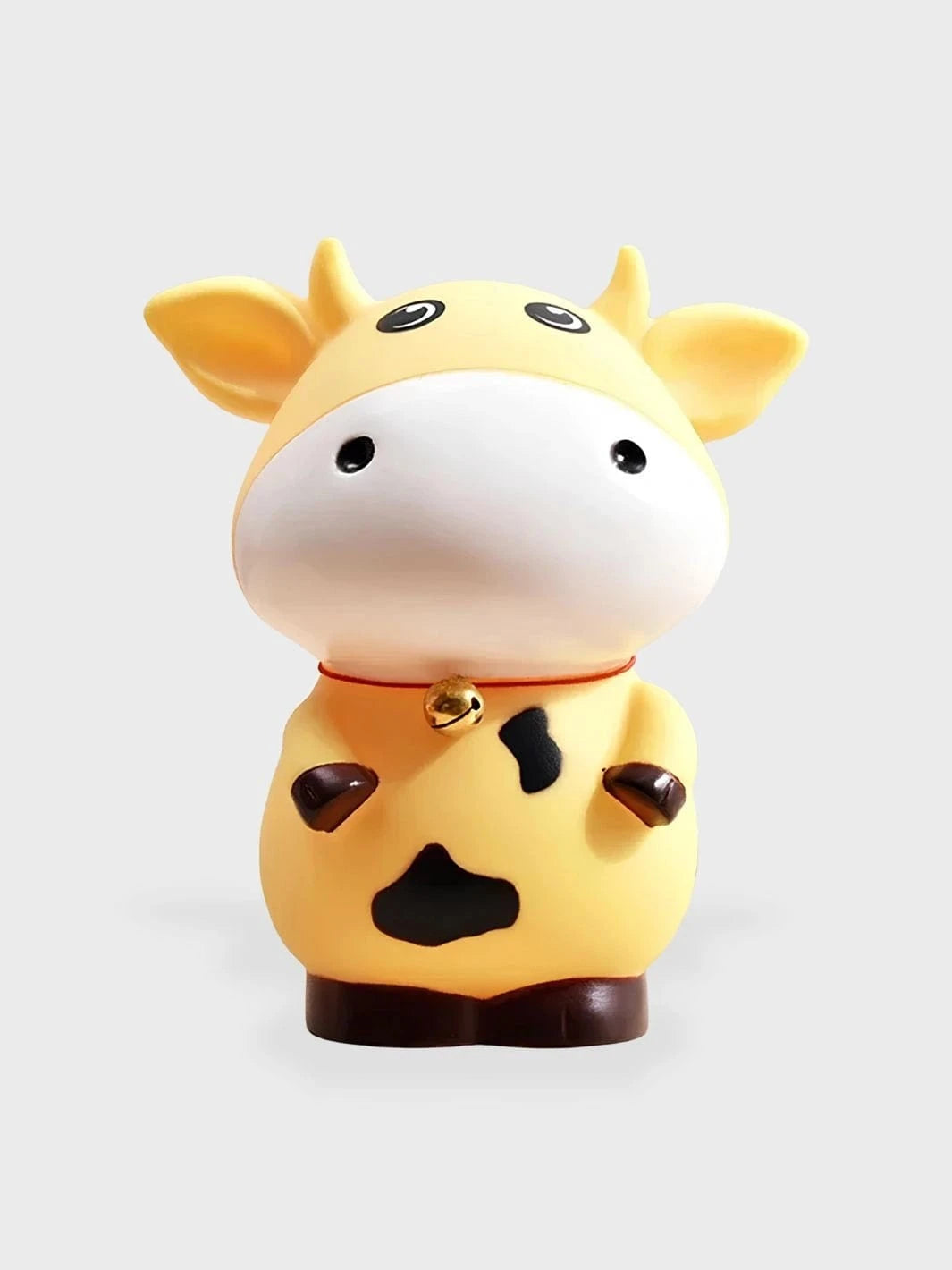 Tirelire vache multicolore Jaune / 11 x 14 cm