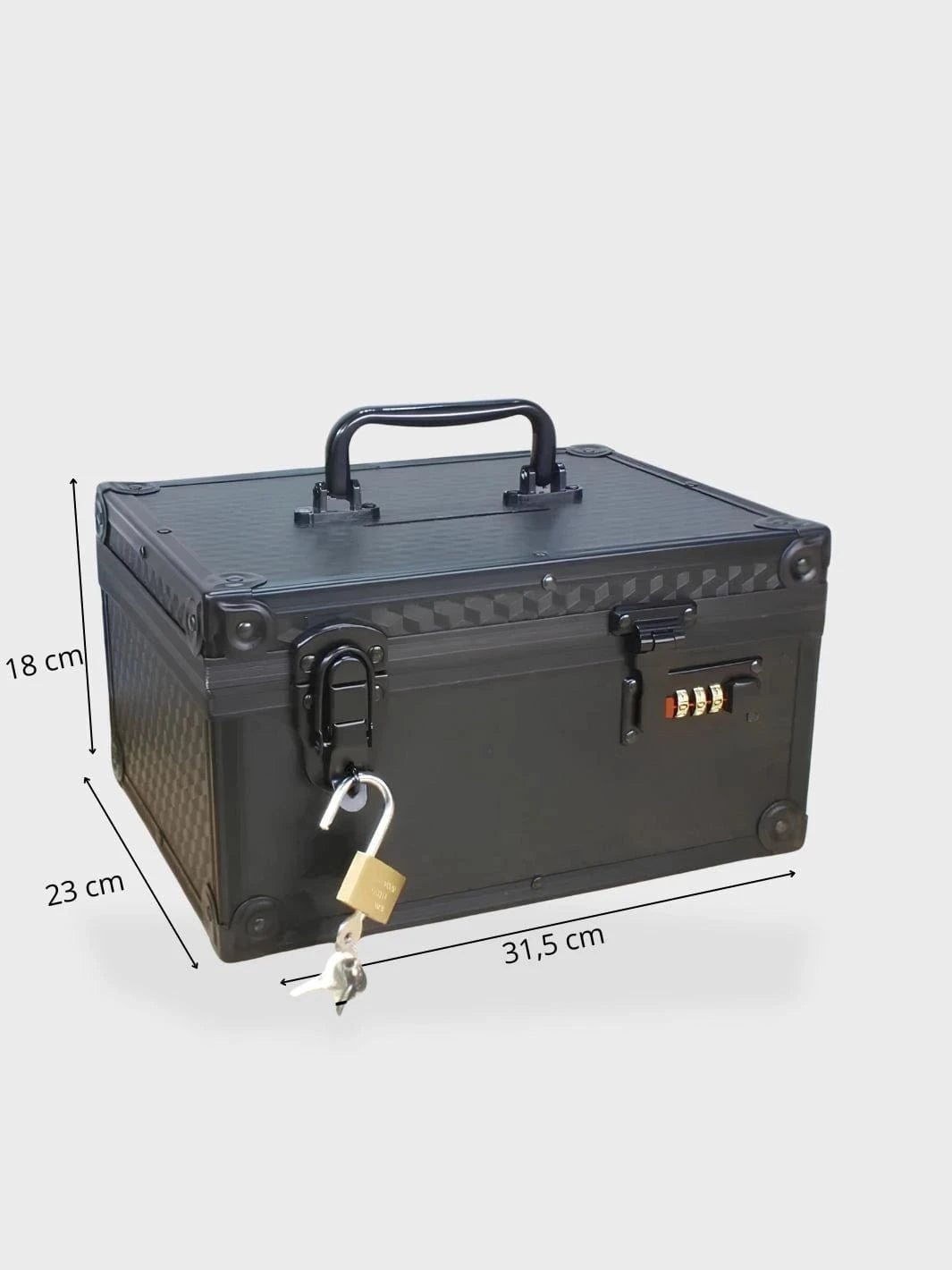 Tirelire valise Noir / L