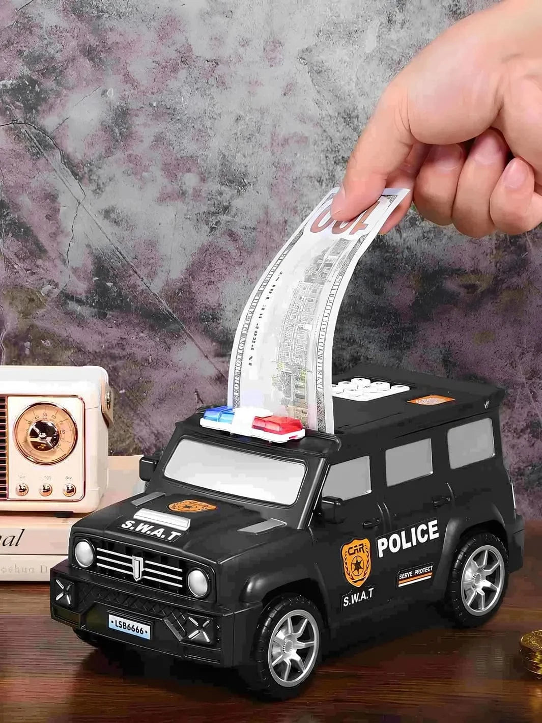 Tirelire voiture de Police