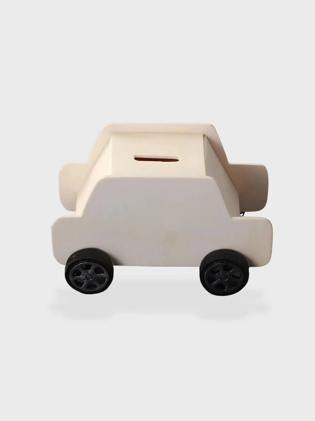 Tirelire voiture en bois