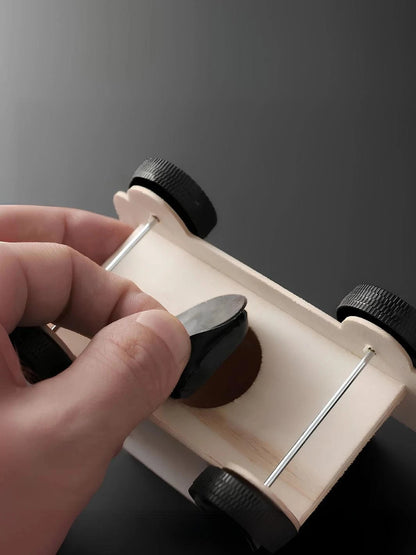 Tirelire voiture en bois