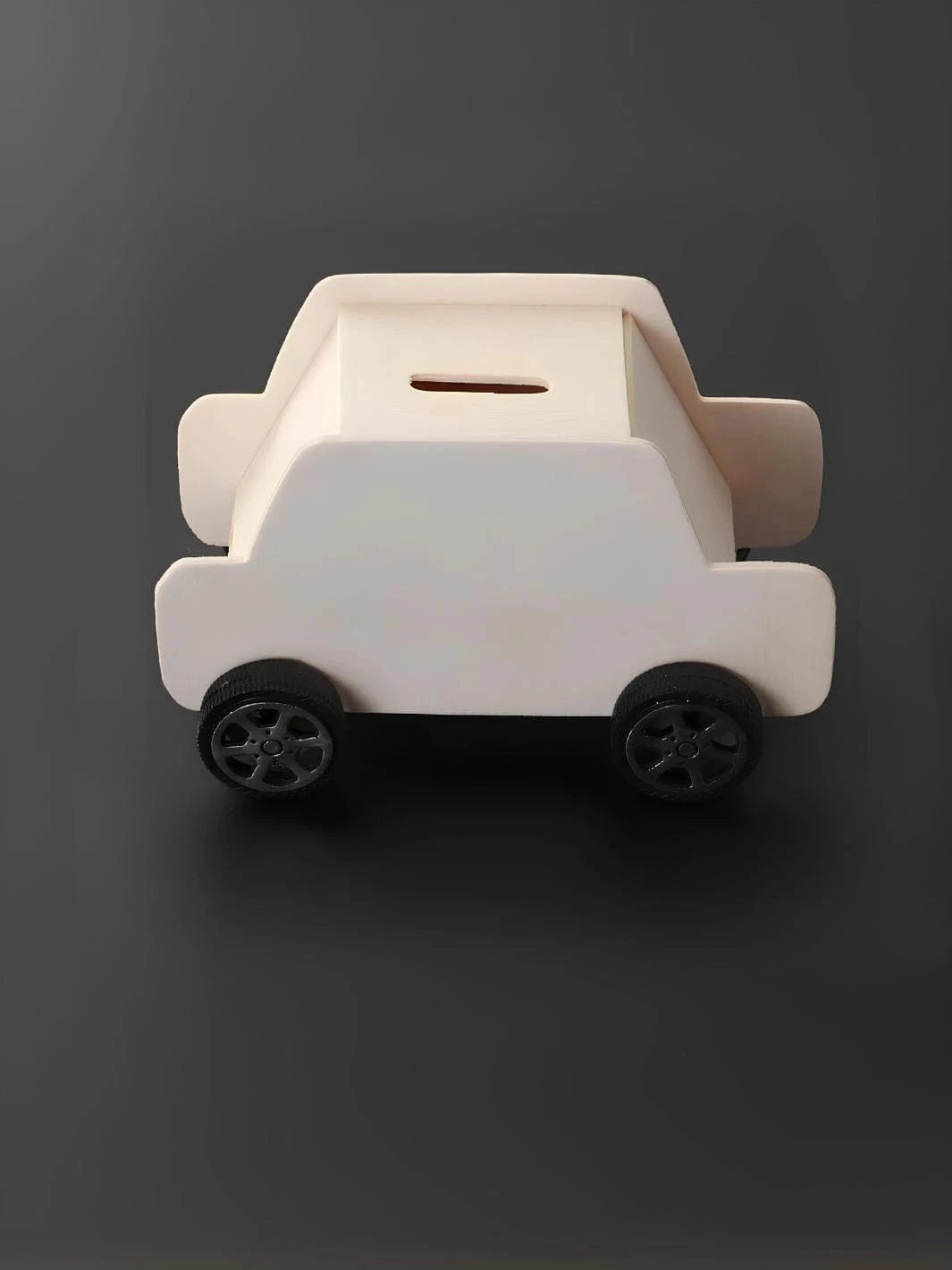 Tirelire voiture en bois